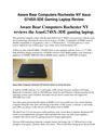 Aware Bear Computers Rochester NY Asus G74SX-3DE Gaming Laptop Review