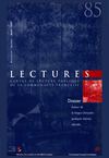 Lectures, 85, juillet - août 1995