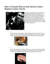 How to Tremolo Pick on Your Electric Guitar - Beginner Guitar Chords