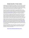 Multiple Benefits of Timber Cabins