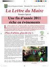 La Lettre du Maire n°18 Décembre 2011 - Janvier 2012