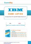 Free IBM LOT-918 Practice Test
