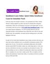 Installment Loans Online- Quick Online Installment Loans for Immediate Needs