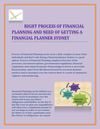 RIGHT PROCESS OF FINANCIAL PLANNING AND NEED OF GETTING A FINANCIAL PLANNER SYDNEY itfs.com