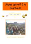 Stage à la Bourboule