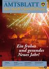 Amtsblatt der Stadt Quedlinburg mit den Ortschaften Bad Suderode, Gernrode und Rieder Ausgabe 1/2012 31. Dezember 2011
