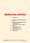 Rapport de la gestion de la carrière
