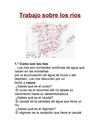 Trabajo sobre los ríos