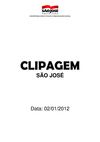 Clipagem São José 02/01/2012