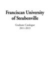 Graduate Catalog 2011-13