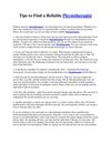 Tips to Find Reliable Physiotherapists