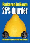 Parkeren in Boom 25% duurder (januari '11)