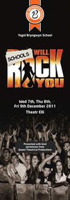 Schools Will Rock You Programme - December 2011