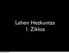 Lehen Hezkuntza. 1. Zikloa (2011-12)