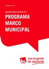 Programa Marco Municipal de Izquierda Unida