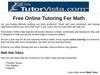 free online tutoring for math