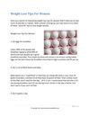 Weight Loss Tips For Women