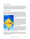 Fast Weight Loss
