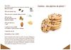 Les Cookies . Illustration et mise en page d'une recette