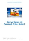 Facebook Marketing 2012 Geld verdienen mit Facebook Mini Artikelseiten