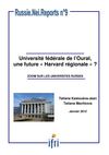 Tatiana Kastouéva-Jean, "Université fédérale de l'Oural, une future 'Harvard régionale'"? Russie.Nei.Reports,...