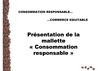 Ressources pour une éducation à la consommation responsable