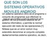 SISTEMAS OPERATIVO MOVIL ANDROID