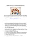 Acne, Getting Rid of Acne by Eating Healthy, Delicious Foods