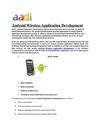 Android Wireless Application Development