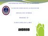 ANDROID SISTEMA OPERATIVO MOVIL