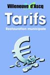 Tarifs restauration municipale 2012