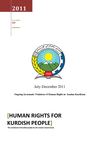  THE FINAL TOLL IN 2011 OF ATROCITIES SUFFERED BY THE KURDISH PEOPLE IN IRAN 