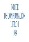 Indice de Confirmación