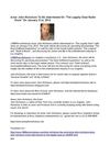 Actor John Nicholson To Be Interviewed On "The Legally Steal Radio Show" On January 21st, 2012