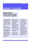 Antoine Ntsimi et le futur espace intégré d'économie émergente