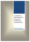 La fuente de información en los nuevos medios de comunicación 