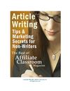 Article Writing - Tips and Marketing Strategies