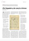 ELS SEGADORS, DE CANÇÓ A HIMNE. G. Barnosell. L'Avenç 374, des. 2011