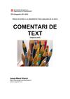 COMENTARI DE TEXT 2ª PART
