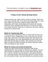 5 Best Ways to Make Money Online as a Writer