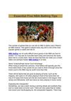 Essential Five NBA Betting Tips