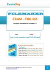 Free FILEMAKER FM0-305 Practice Test