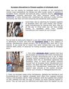 European alternatives to Chinese suppliers of wholesale stock