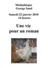 Une vie pour un roman - biographies romancées