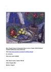 Marc Chagall Original Lithographie Nature morte a l'atalee 1950-56 Zeitwert $700000 SelMcKenzie Selzer-McKenzie