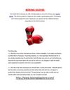 BOXING GLOVES 
