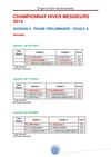 CHAMPIONNAT HIVER MESSIEURS 2012 ÉQUIPE 2