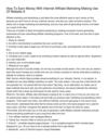 How To Earn Money With Internet Affiliate Marketing Making Use Of Website S