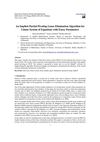 An Implicit Partial Pivoting Gauss Elimination Algorithm for Linear System of Equations with Fuzzy Parameters