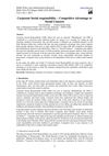 Corporate Social responsibility Competitive Advantage or Social Concern